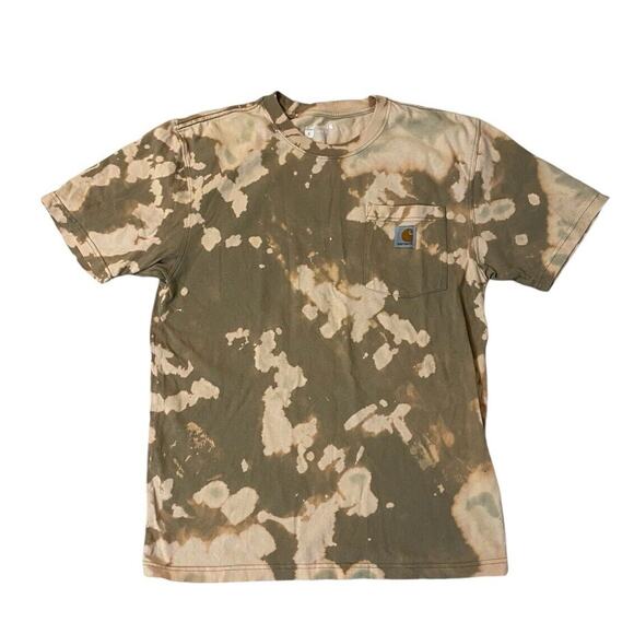 Carhartt Shirt Mens Size Small Loose Fit Pocket T-Shirt Streetwear Acid Wash - Picture 1 of 4